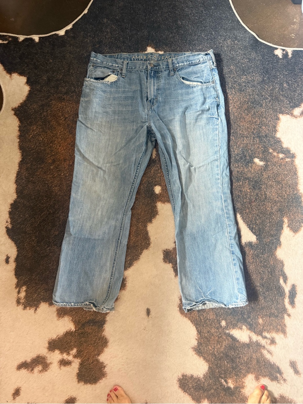 American Eagle Outfitters Light Blue Relaxed Men’s Jeans Size 40x30